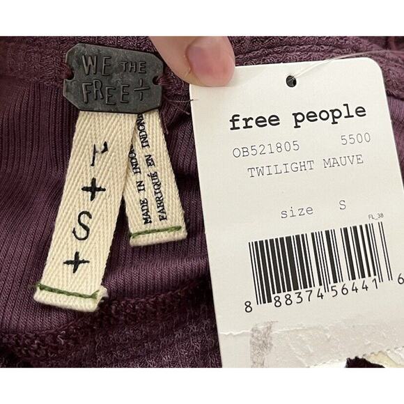 We The Free People Twilight Mauve Rayon Blend Slouchy Women's Sweater Size S - Picture 4 of 5